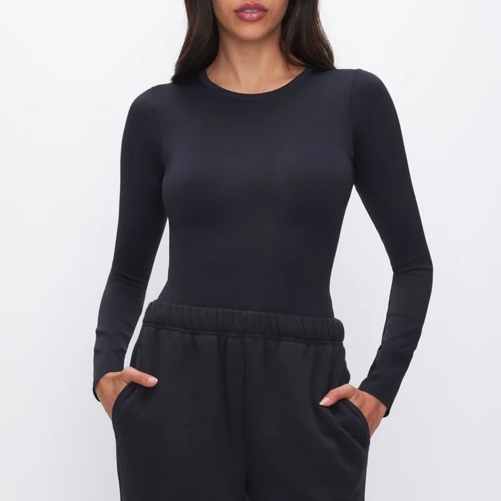 NWT Good American The Sculpting Modern Long Sleeve Bodysuit size XL - Picture 3 of 11